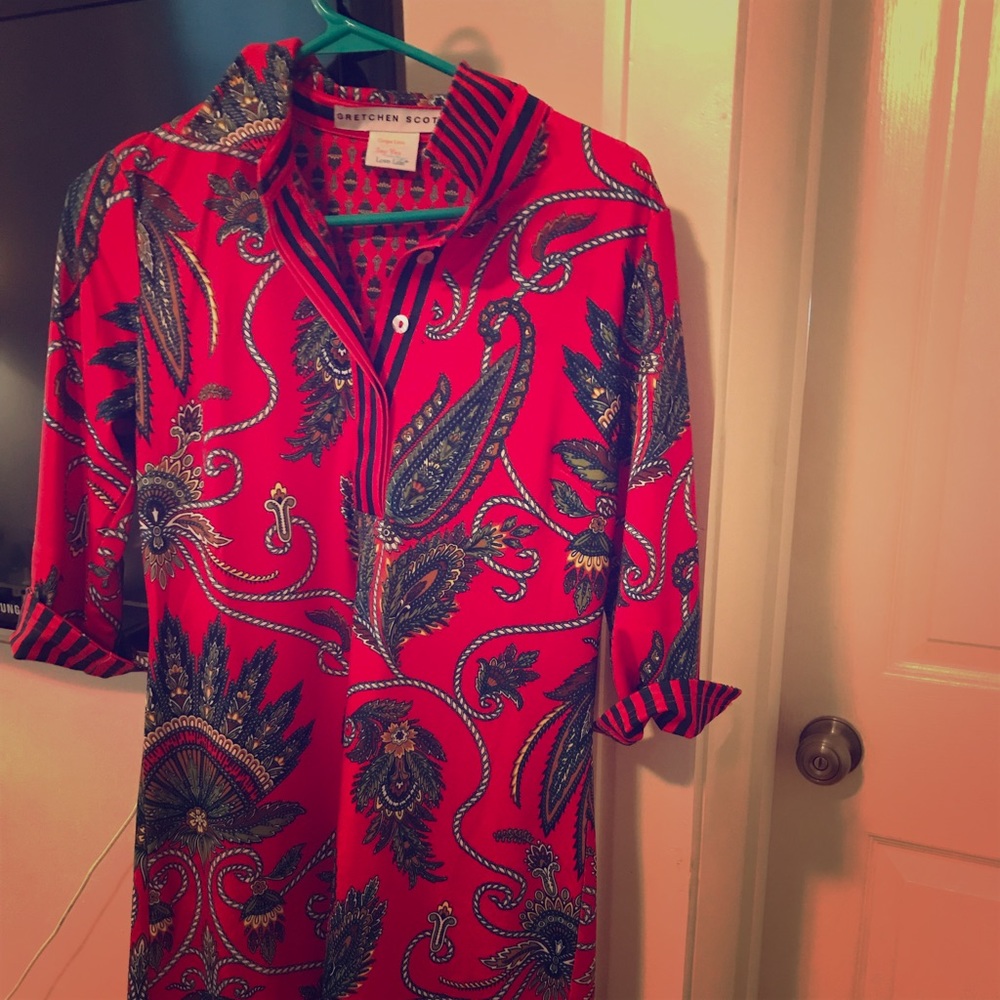 Button up, collar Gretchen Scott dress